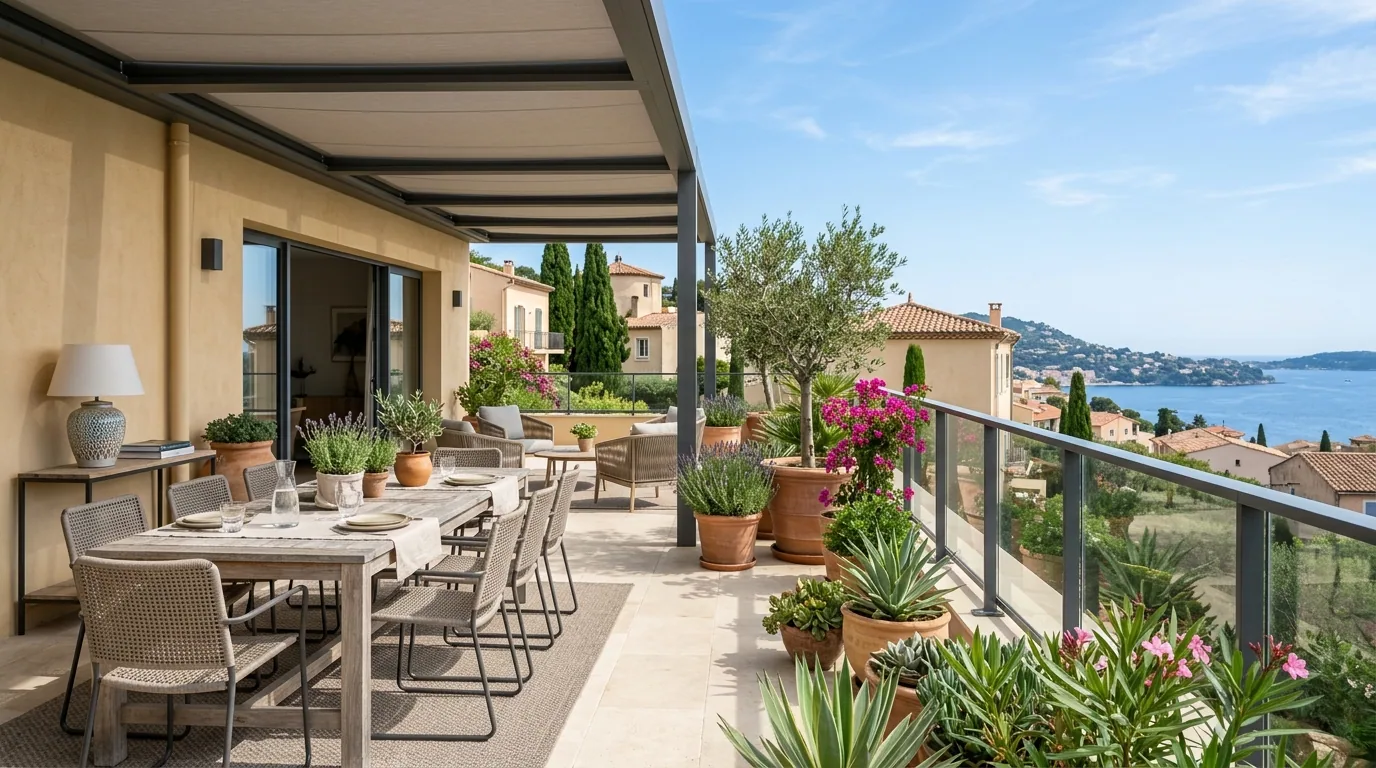 Garde-corps pour terrasse sur-mesure