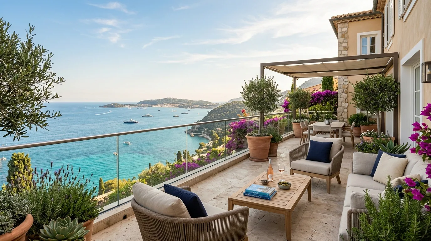Garde-corps livrés sur la Côte d'Azur